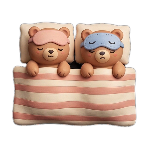 Clay lofi bear sticker 11