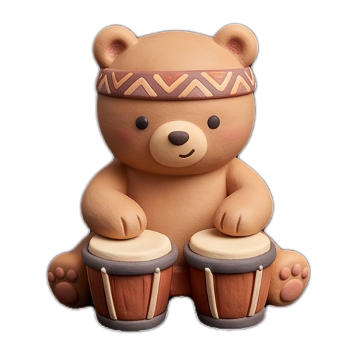 Clay lofi bear sticker 13