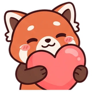 Kawaii Doodle red panda example 3