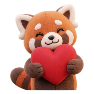 Plush Toy red panda example 3